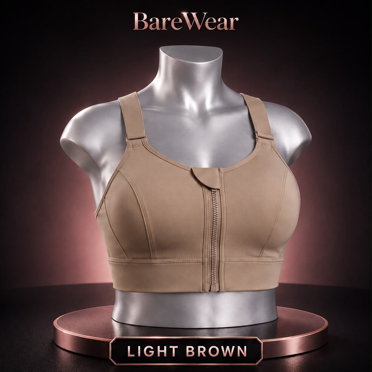 Adjustable Zero-Bounce Sports Bra