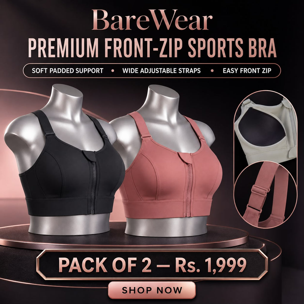 Adjustable Zero-Bounce Sports Bra
